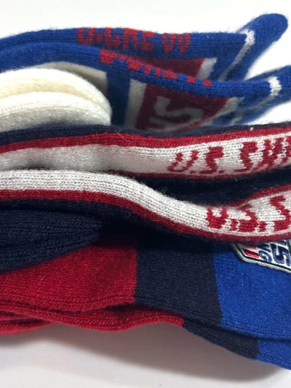 NWT Women’s USA J. Crew 3 Pack of Ski or Snowboard Crew Socks, size 5-9